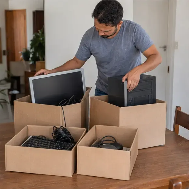 Como descartar computador em São Gonçalo com segurança
