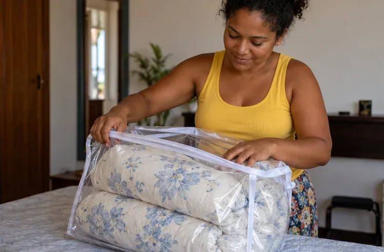 Como descartar edredom em Salvador: doação, preparo e confirmação da coleta