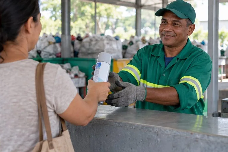 Como descartar lata de spray em Campo Grande: orientação segura e pontos de entrega