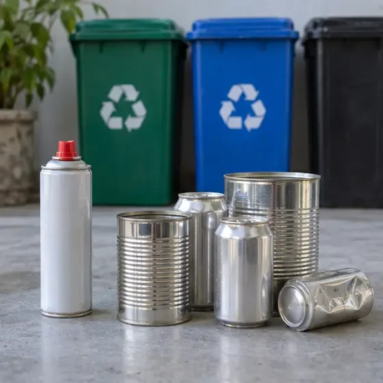 Como descartar lata de spray em Maceió com segurança