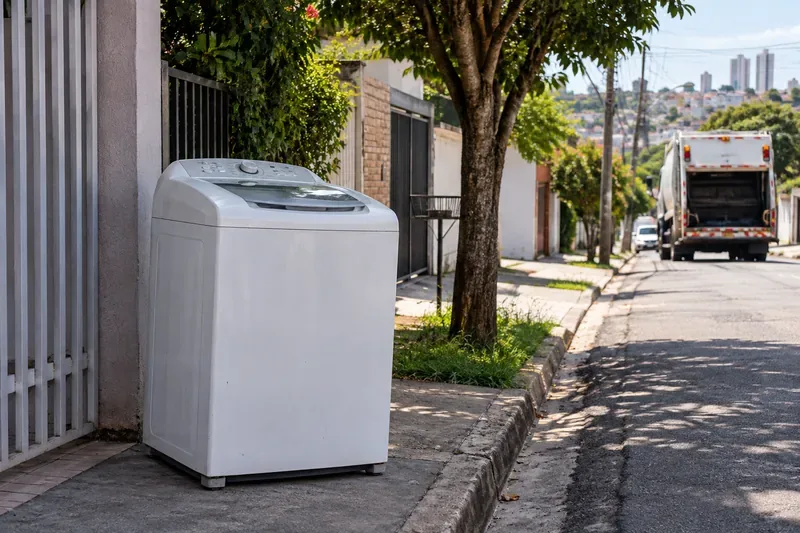 Como descartar máquina de lavar em Campinas: Cata-Treco, ecopontos e logística reversa