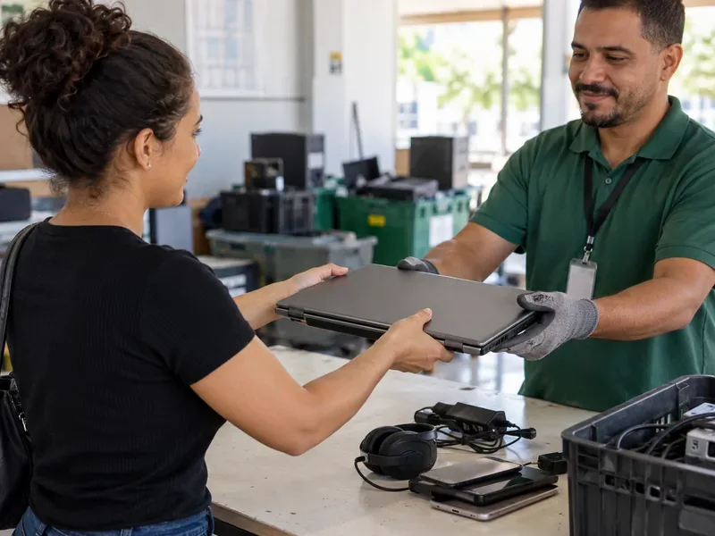 Como descartar notebook em Fortaleza: compare reuso, CRT e logística reversa