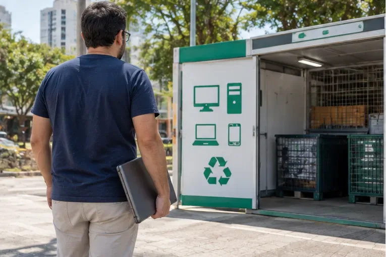 Como descartar notebook em Recife: onde levar, como apagar os dados e o que evitar