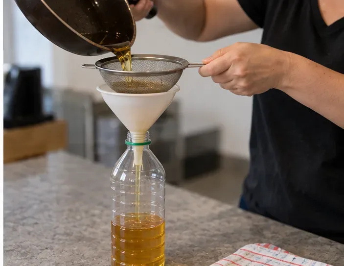 Como descartar óleo de cozinha usado em Salvador: opções, preparo e onde entregar