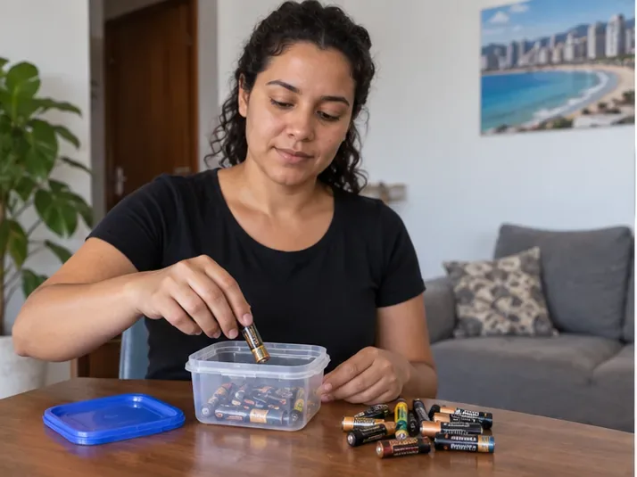 Como descartar pilhas em Maceió: onde levar e como guardar até a entrega