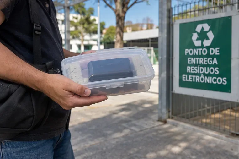Como descartar power bank em Duque de Caxias: onde levar e como fazer com segurança