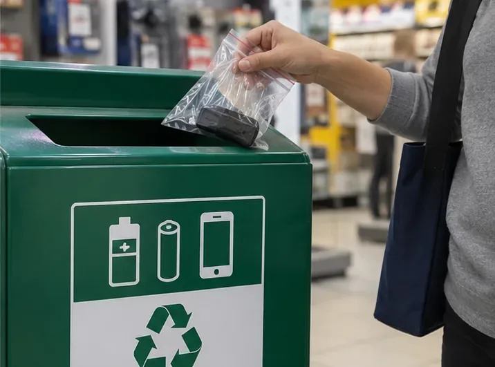 Como descartar power bank estufado em Santo André com segurança