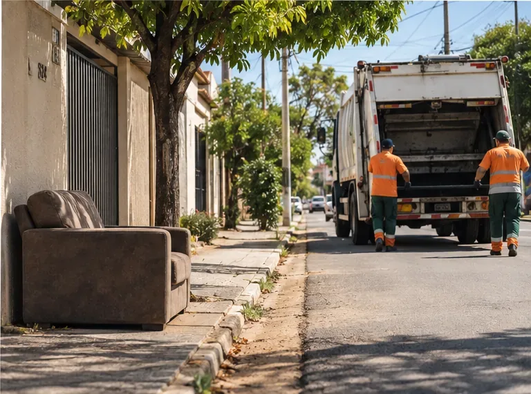 Como descartar sofá em Goiânia: Cata-Treco, Ecopontos e cuidados