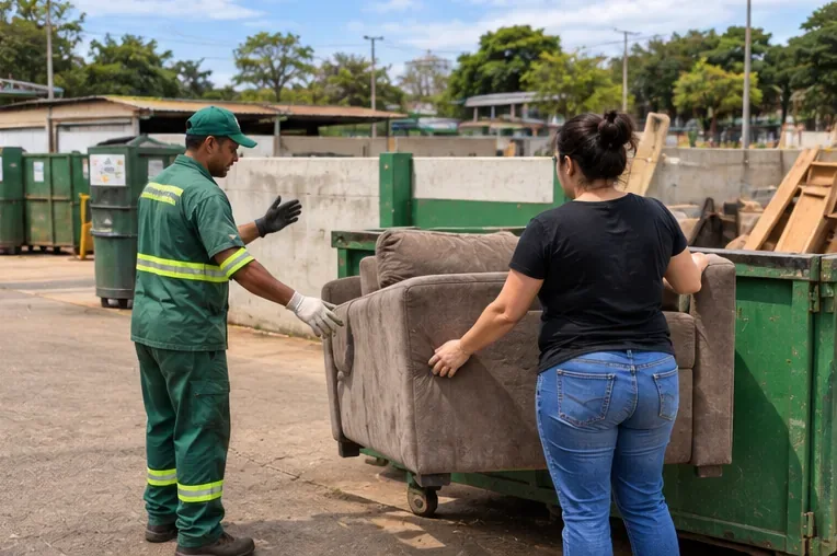 Como descartar sofá em Ribeirão Preto: ecopontos, limites e o que fazer antes de levar