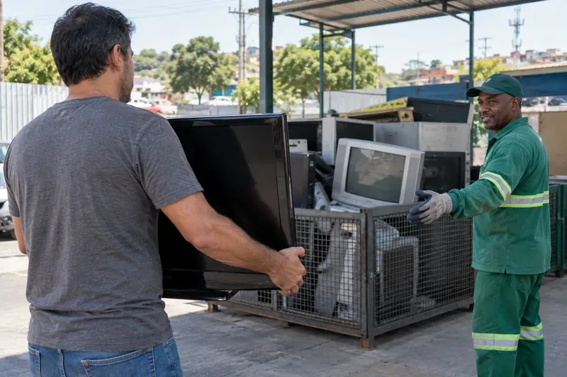 Como descartar televisão em Duque de Caxias: opções seguras e como verificar o destino correto