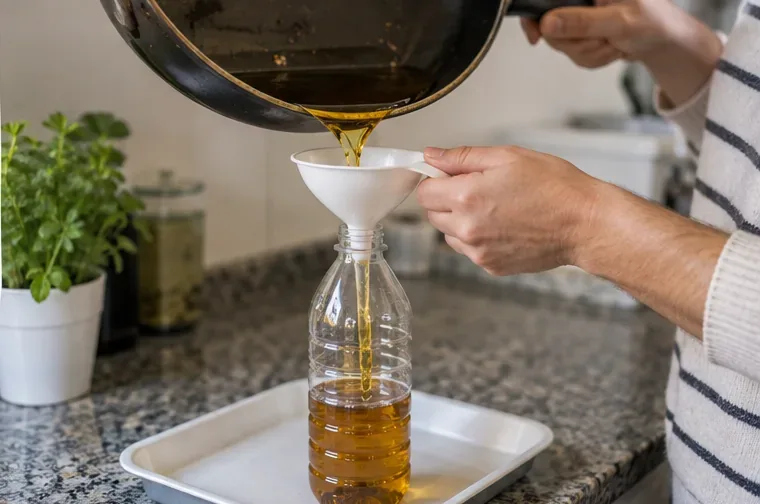 Cómo tirar aceite de cocina usado en Alicante: opciones y pasos correctos