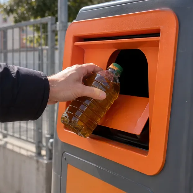Cómo tirar aceite de cocina usado en Madrid: dónde llevarlo y cómo reciclarlo bien