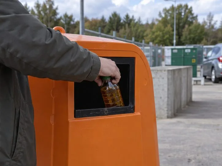 Cómo tirar aceite de cocina usado en Oviedo: punto limpio, envases y pasos seguros