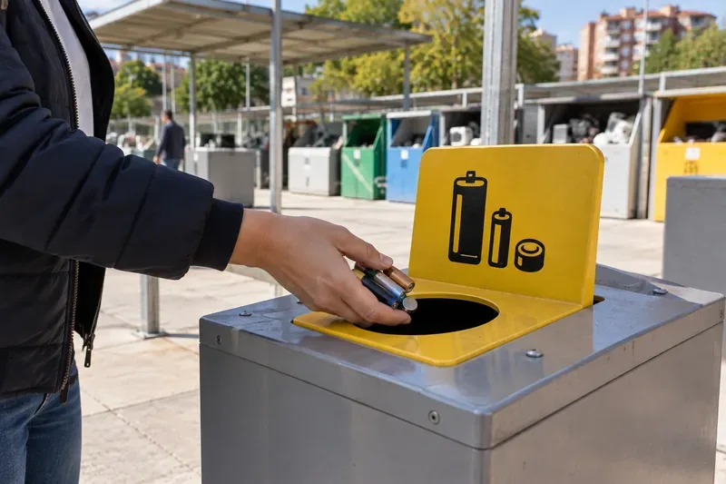 Cómo tirar pilas en Barcelona: puntos verdes, tiendas y qué opción conviene en cada caso
