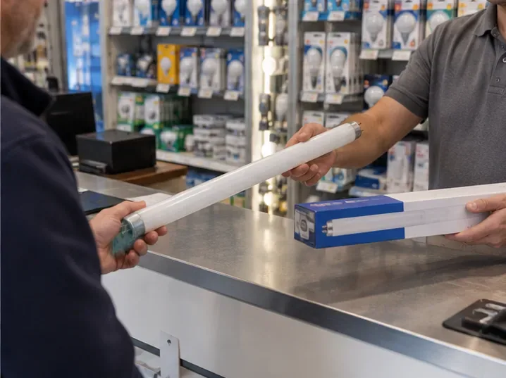 Cómo tirar tubos fluorescentes en Palma: puntos de entrega, tiendas y opciones según cada caso
