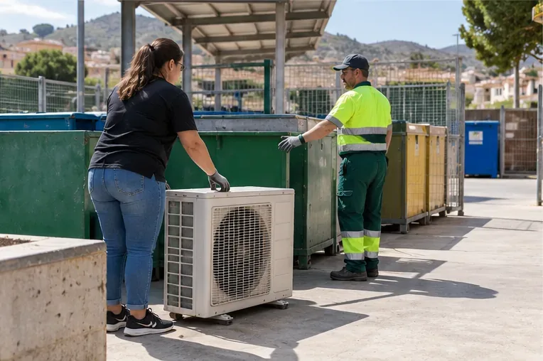 Cómo tirar un aire acondicionado en Elche: opciones, costes y qué hacer con el refrigerante