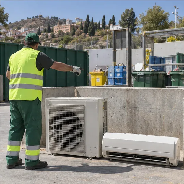 Cómo tirar un aire acondicionado en Granada: opciones seguras y pasos