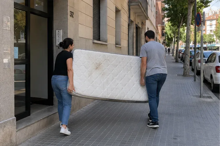 Cómo tirar un colchón en L’Hospitalet de Llobregat: recogida y deixalleria