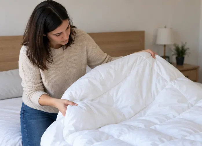 Cómo tirar un edredón en Alcalá de Henares: contenedor textil, reutilización o punto limpio