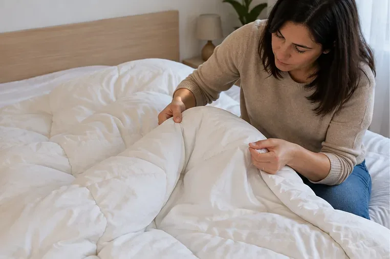 Cómo tirar un edredón en Badalona: la vía correcta para un textil voluminoso