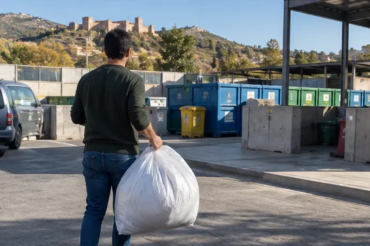 Cómo tirar un edredón en Granada: contenedor textil, Ecoparque o recogida municipal