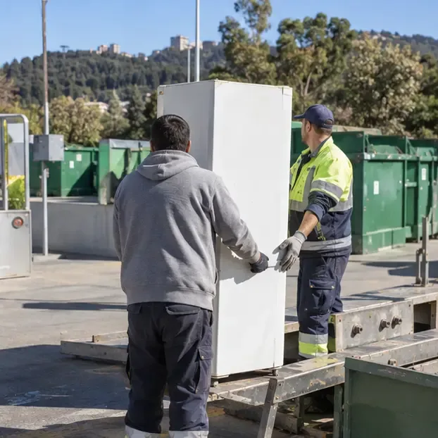 Cómo tirar un frigorífico en Barcelona: opciones seguras y pasos prácticos