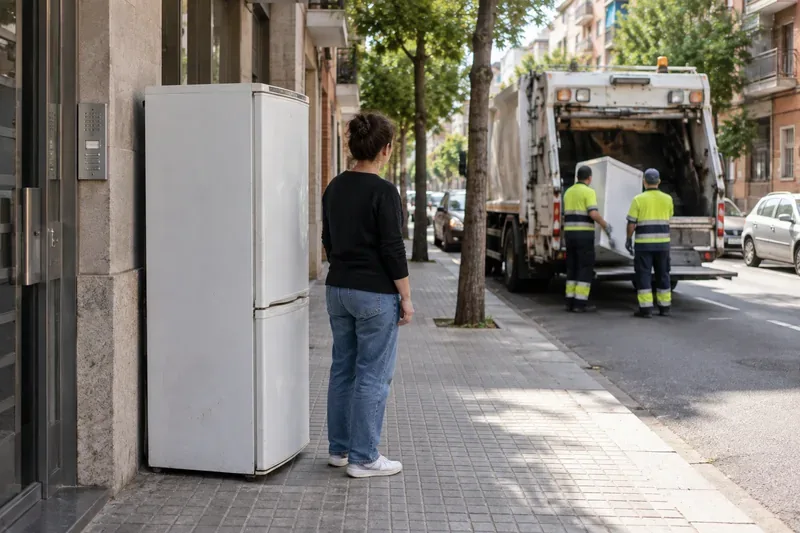 Cómo tirar un frigorífico en L’Hospitalet de Llobregat: recogida, punto limpio y retirada al comprar uno nuevo