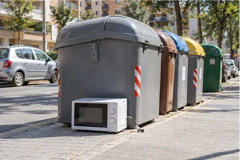 Cómo tirar un microondas en Badalona: opciones correctas y qué hacer paso a paso