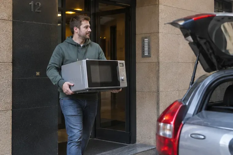 Cómo tirar un microondas en L’Hospitalet de Llobregat: recogida, deixalleria y devolución