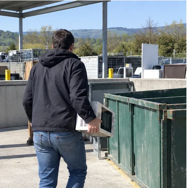 Cómo tirar un microondas en Pamplona: opciones correctas y qué hacer antes de llevarlo