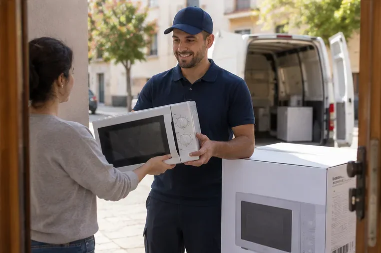 Cómo tirar un microondas en Sevilla: puntos limpios, recogida y entrega al comprar uno nuevo