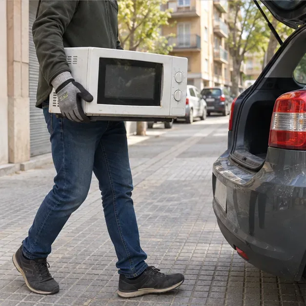 Cómo tirar un microondas en Terrassa: opciones y pasos