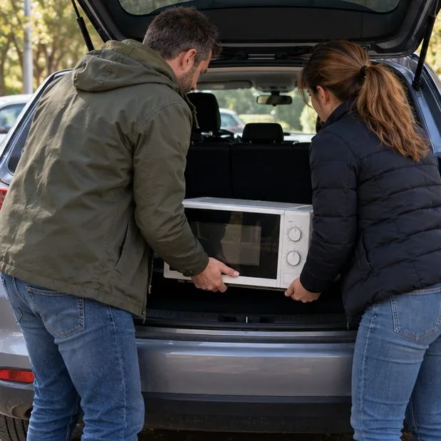 Cómo tirar un microondas en Zaragoza: recogida municipal y puntos limpios