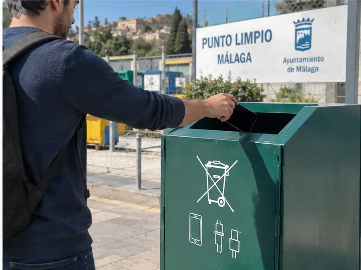 Cómo tirar un móvil en Málaga: dónde llevarlo y qué hacer antes de reciclarlo