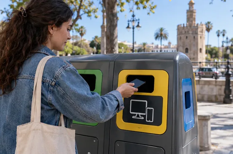 Cómo tirar un móvil en Sevilla: Ecopuntos, Puntos Limpios y entrega segura