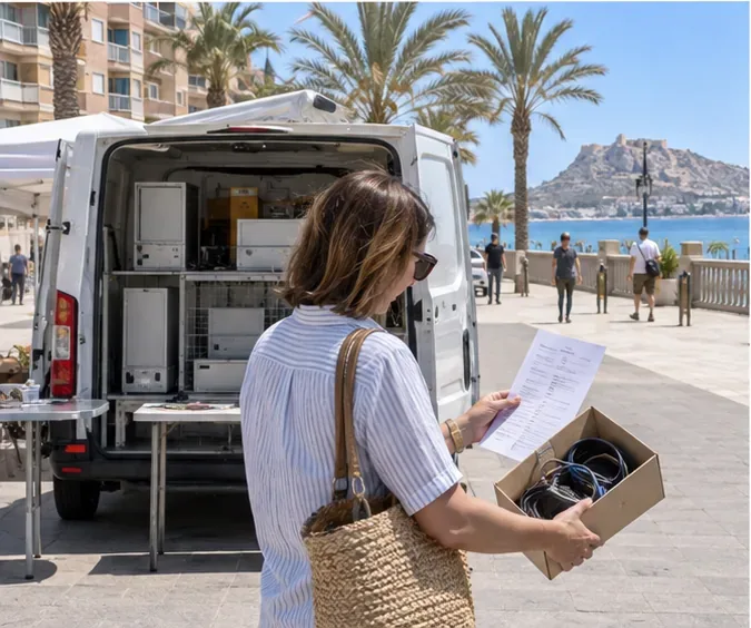 Cómo tirar un ordenador en Alicante: ecoparque, datos y reciclaje
