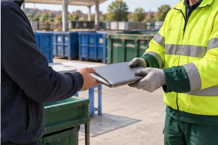Cómo tirar un portátil en Barcelona: datos, reutilización y reciclaje seguro