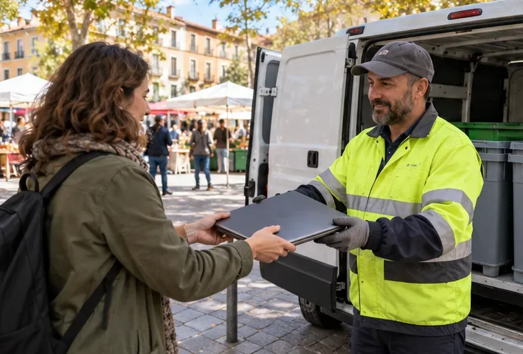 Cómo tirar un portátil en Pamplona: punto limpio, recogida y devolución en tienda