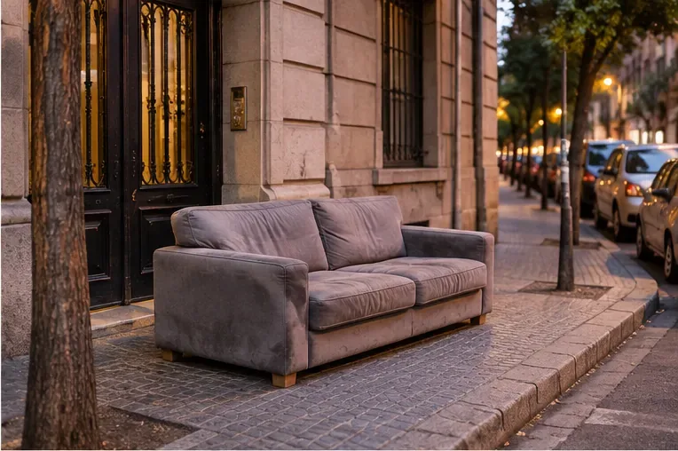 Cómo tirar un sofá en Barcelona: recogida municipal, horarios y alternativas