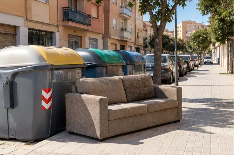Cómo tirar un sofá en Cartagena: recogida gratuita y ecoparques