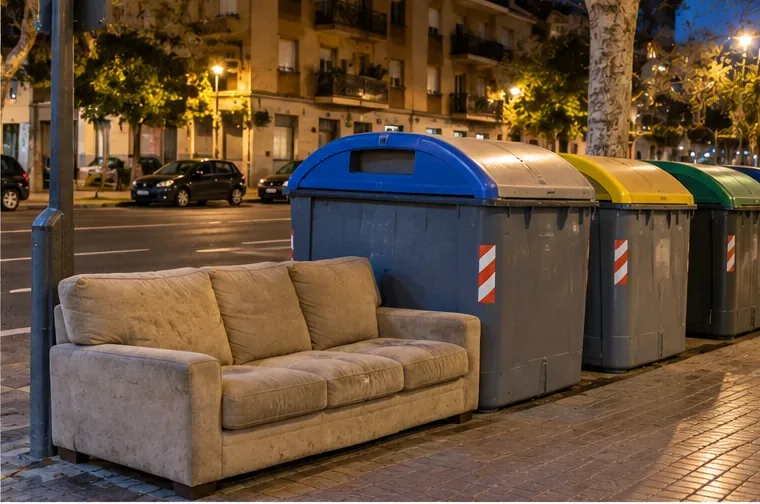 Cómo tirar un sofá en Zaragoza: recogida gratuita, horarios y puntos limpios