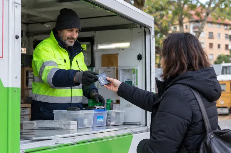 Cómo tirar una batería de litio en Bilbao: dónde llevarla y qué hacer si está dañada