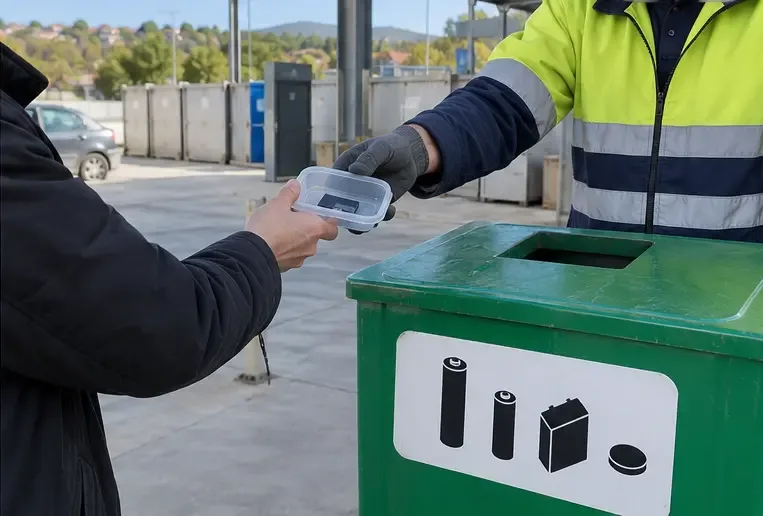 Cómo tirar una batería de litio en Terrassa: puntos de recogida y pasos seguros