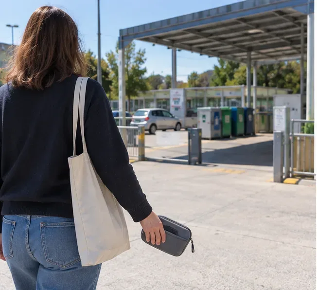 Cómo tirar una batería externa en Zaragoza: puntos limpios, comercios y qué opción elegir