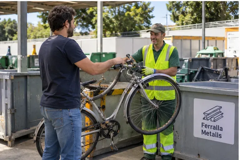 Cómo tirar una bicicleta en Barcelona: reutilización, Punto Verde y qué hacer si ya no sirve