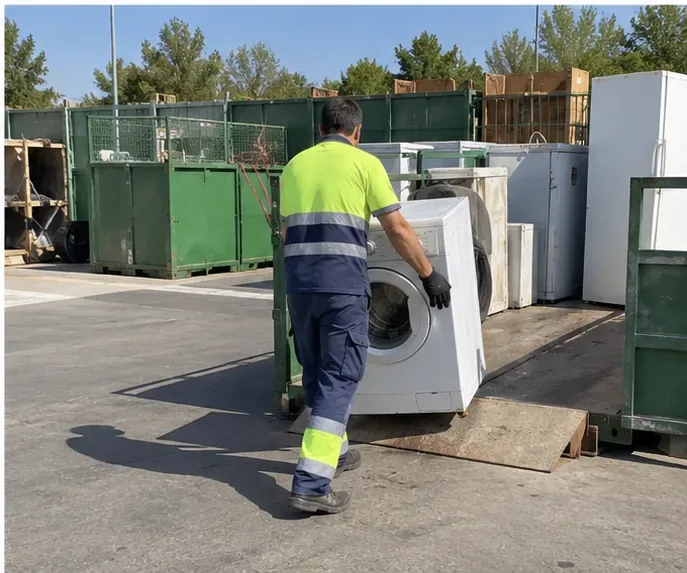 Cómo tirar una lavadora en Alcalá de Henares: recogida, Punto Limpio y alternativas