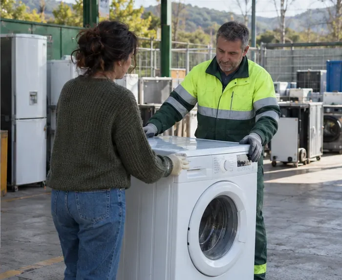 Cómo tirar una lavadora en Gijón: recogida, puntos limpios y entrega al comprar otra