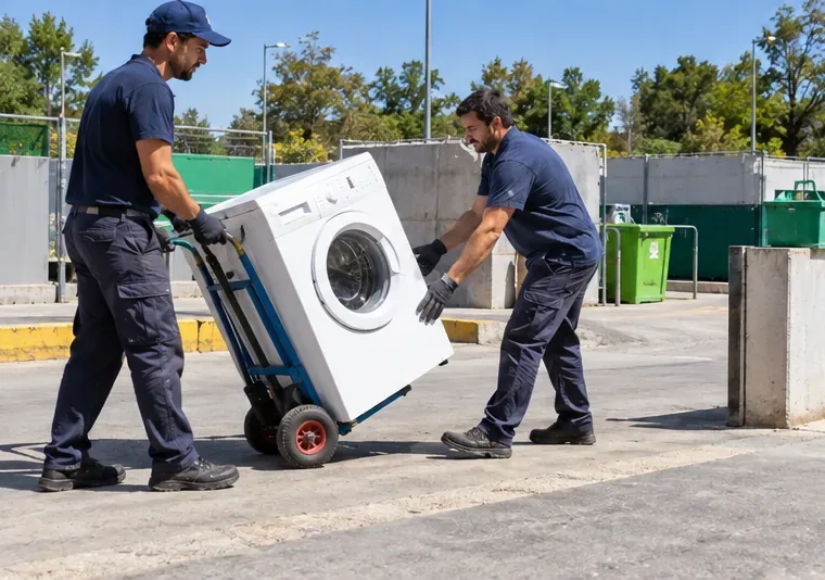 Cómo tirar una lavadora en Jerez de la Frontera: opciones y pasos seguros