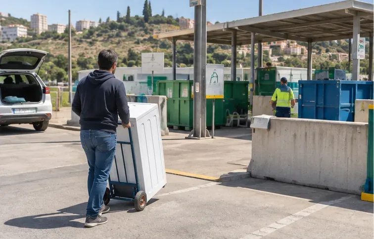 Cómo tirar una lavadora en Málaga: opciones correctas y pasos prácticos