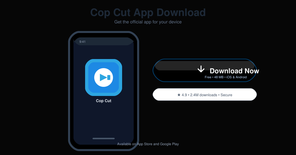 Cop Cut App Download